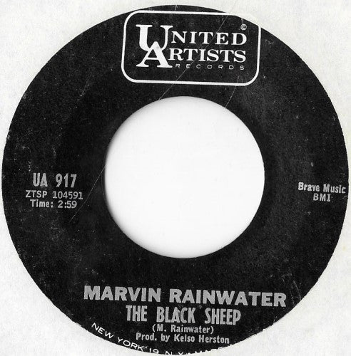 Marvin Rainwater : The Black Sheep / Indian Burial Ground (7")
