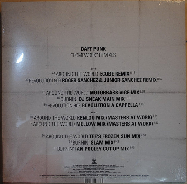 Daft Punk : Homework (Remixes) (LP,Album,Limited Edition)