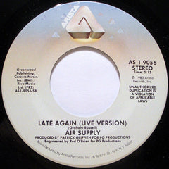 Air Supply : Making Love Out Of Nothing At All (7", Single, Spe)
