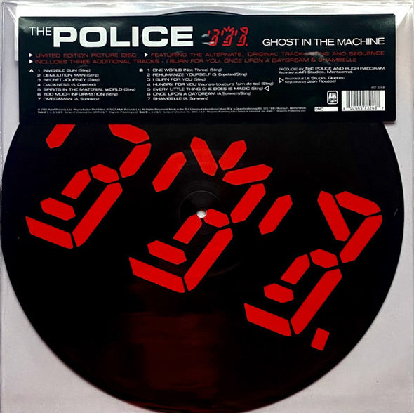 The Police : Ghost In The Machine (LP, Album, Ltd, Pic)
