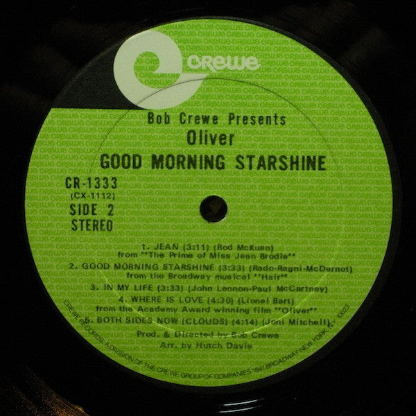 Oliver (6) : Good Morning Starshine (LP, Album, Ter)
