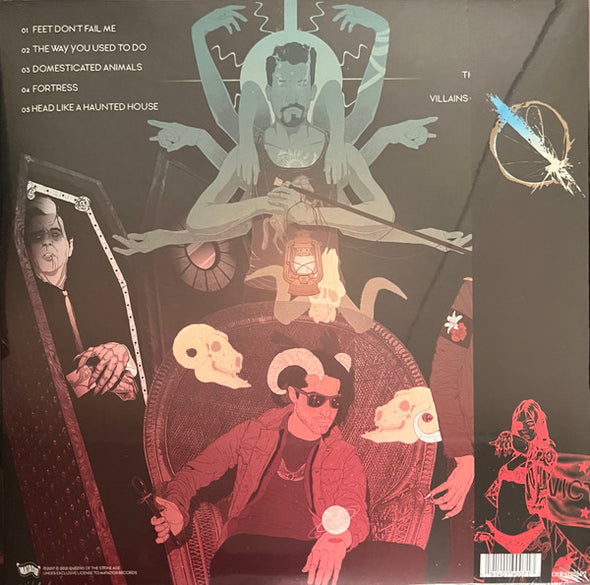 Queens Of The Stone Age : Villains (LP + LP, S/Sided, Etch + Album, Ltd, RE, Whi)