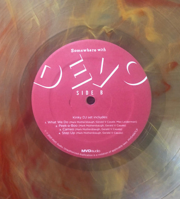 Devo Somewhere With Devo LP Ltd RP Ora M 25