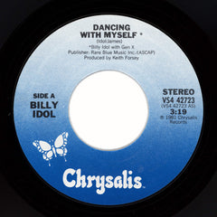 Billy Idol : Dancing With Myself (7", Single, Styrene, Pit)