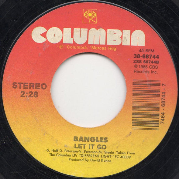 Bangles : Be With You (7", Single, Styrene, Car)