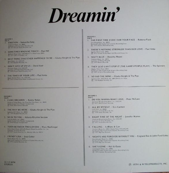 Various : Dreamin' (2xLP, Comp)
