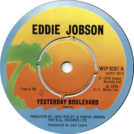 Eddie Jobson : Yesterday Boulevard / On A Still Night (7", Single)