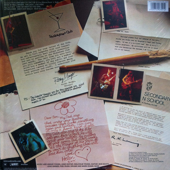 AC/DC : High Voltage (LP,Album,Reissue,Remastered,Stereo)