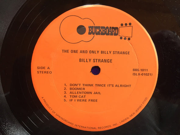 Billy Strange : The One And Only (LP, Comp, RE)