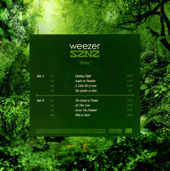 Weezer : SZNZ: Spring  (12", EP, Glo)