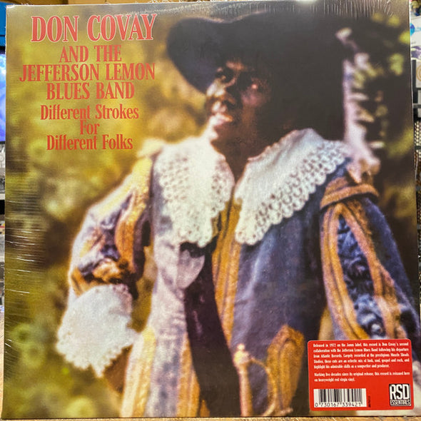 Don Covay And The Jefferson Lemon Blues Band : Different Strokes For Different Folks (LP, Album, RSD, RE, Red)