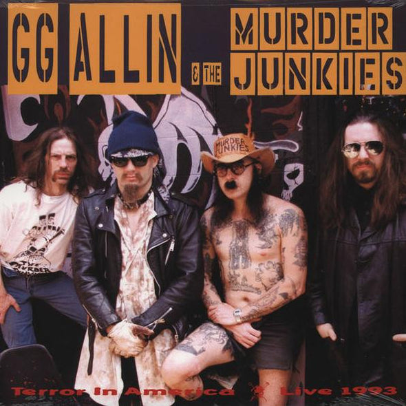 GG Allin & The Murder Junkies : Terror In America (Live 1993) (LP, Gre)