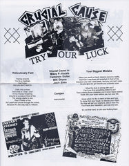 Crucial Cause : Try Our Luck (7")