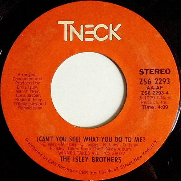 The Isley Brothers : Who Said? (7", Styrene, Ter)