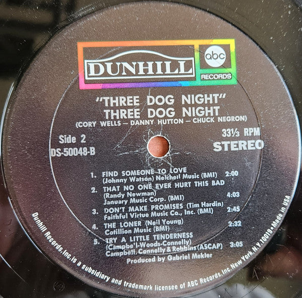 Three Dog Night : Three Dog Night (LP, Album, RP, Mon)