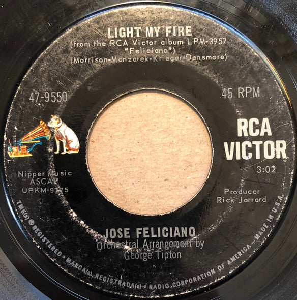 Jose Feliciano* : Light My Fire / California Dreamin' (7", Single, Ind)