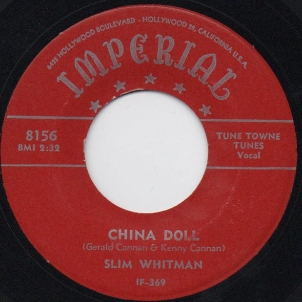 Slim Whitman : Indian Love Call / China Doll (7")