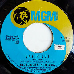 Eric Burdon And The Animals* : Sky Pilot (7", Single, RP)