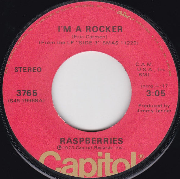 Raspberries : I'm A Rocker (7", Single, Jac)