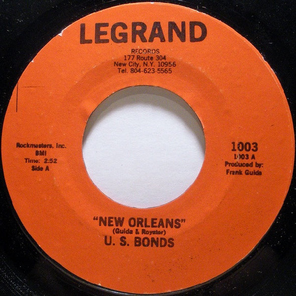 U. S. Bonds* : New Orleans (7", Single)