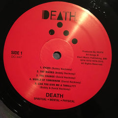 Death (8) : Spiritual | Mental | Physical (LP, Album)