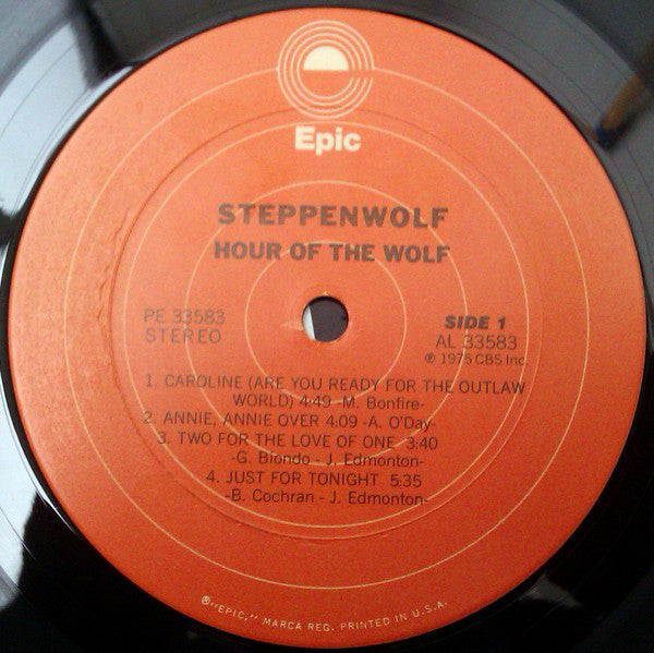 Steppenwolf : Hour Of The Wolf (LP, Album)