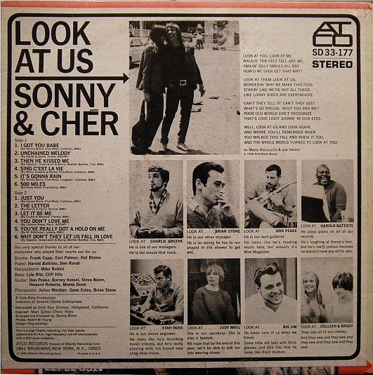 Sonny & Chér* : Look At Us (LP, Album)