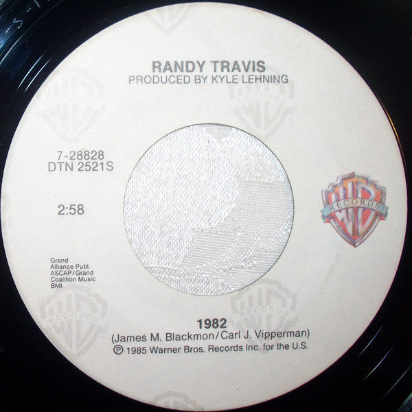 Randy Travis : 1982 / Reasons I Cheat (7")