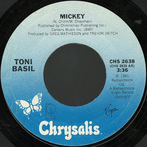 Toni Basil : Mickey (7", Single, Ter)