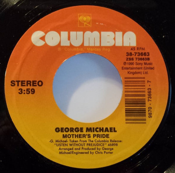 George Michael : Waiting For That Day/You Can't Always Get What You Want (7", Styrene, Car)