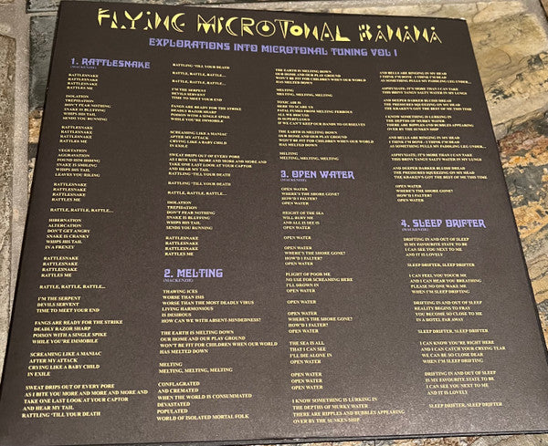 King Gizzard And The Lizard Wizard : Flying Microtonal Banana (Explorations Into Microtonal Tuning Volume 1) (LP, Album, RE, Luc)