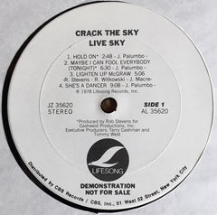 Crack The Sky : Live Sky (LP, Album, Promo)