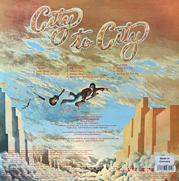 Gerry Rafferty : City To City (LP + LP, S/Sided, Etch + Album, RE, RM, 180)