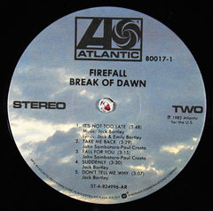 Firefall : Break Of Dawn (LP, Album, AR)