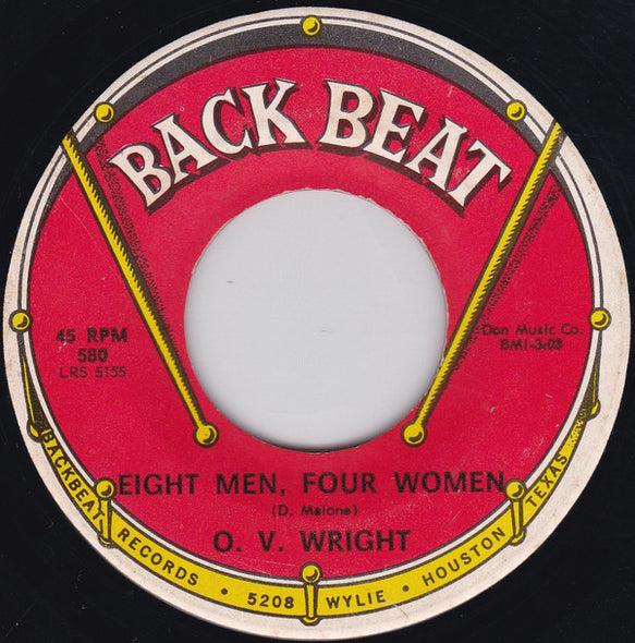 O. V. Wright* : Eight Men, Four Women (7", Single)
