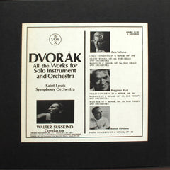 Dvořák* / Saint Louis Symphony Orchestra, Walter Susskind : All The Works For Solo Instrument And Orchestra – Cello Concerto – Violin Concerto – Piano Concerto & Others (3xLP, Comp, Quad, RE + Box)