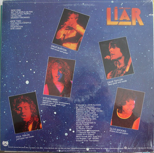 Liar (3) : Set The World On Fire (LP, Album)