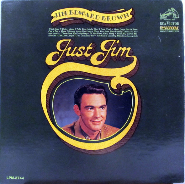 Jim Edward Brown* : Just Jim (LP, Album, Mono)