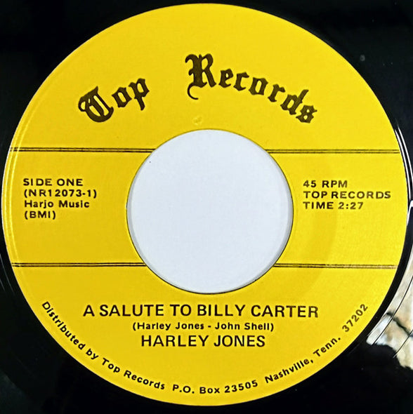 Harley Jones : A Salute To Billy Carter (7")