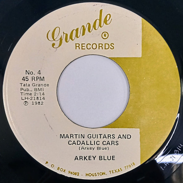 Arkey Blue : Martin Guitars And Cadallic Cars (7")
