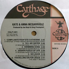 Kate & Anna McGarrigle : Kate & Anna McGarrigle (LP, Album, RE)