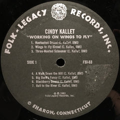 Cindy Kallet : Working On Wings To Fly (LP, Album)