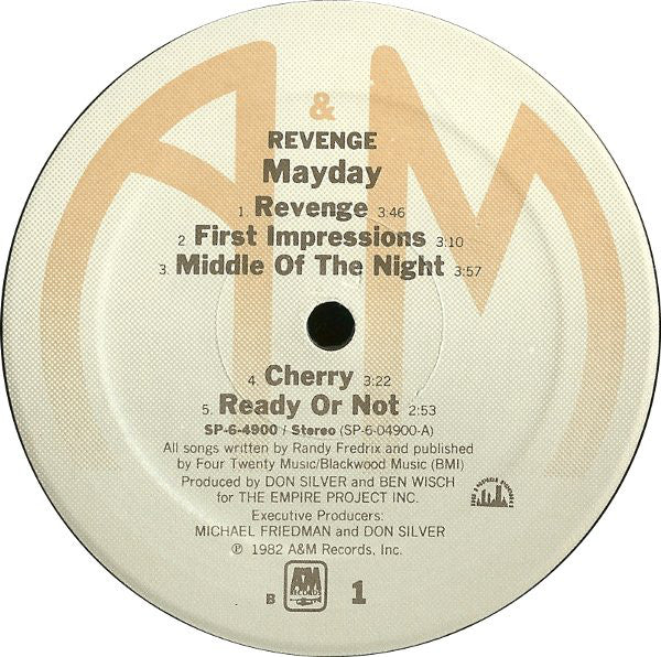 Mayday (9) : Revenge (LP, Album, B -)