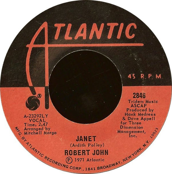 Robert John : The Lion Sleeps Tonight (Wimoweh) (Mbube) / Janet (7", Single, LY )