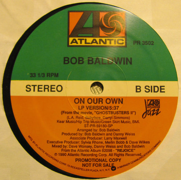 Bob Baldwin : On Our Own (12", Promo)