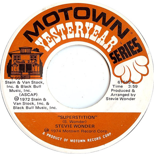 Stevie Wonder : Superwoman (Where Were You When I Needed You) / Superstition (7", Single, RE)