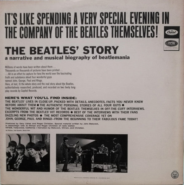 Buy The Beatles : The Beatles' Story (2xLP, Album, RE, Ora) Online for a  great price – Feels So Good