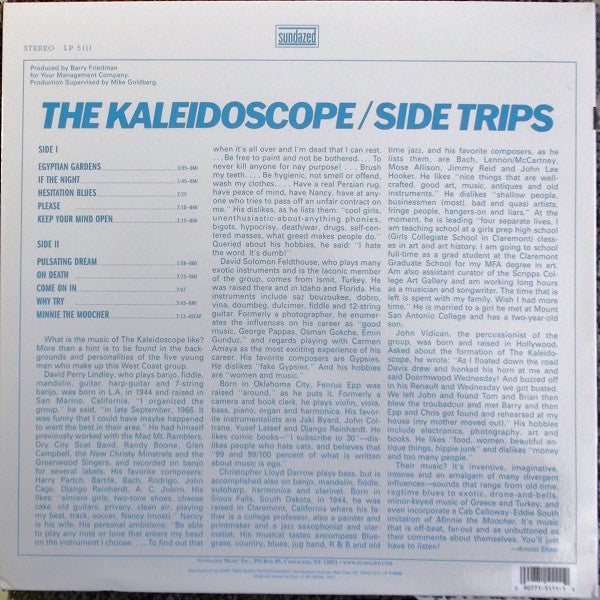 The Kaleidoscope* : Side Trips (LP, Album, RE)