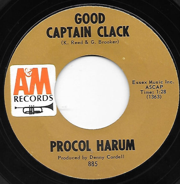 Procol Harum : Homburg / Good Captain Clack (7", Single, Mono)