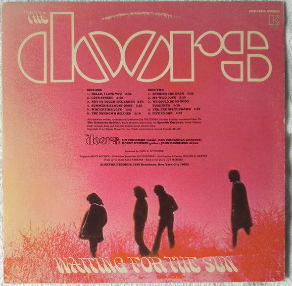 The Doors : Waiting For The Sun (LP, Album, RE, Red)
